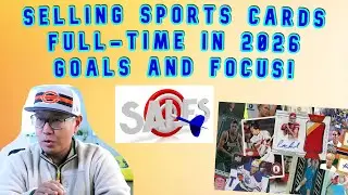 SELLING SPORTS CARDS FULL-TIME IN 2026! GOALS & FOCUS! #sportscards #ebay #cardcollection #cardshow