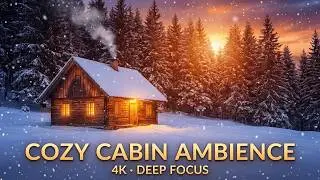 A Silent Journey Amidst the Snow: Peaceful Snowfall Accompanied by Violin & Piano 🌨️ Deep Focus