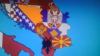 The Balkans Stage 2 - Huge Scale World Flag Map (Part 8)[Minecraft]