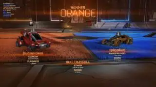 Rocket league RLK's TRUNSBILL warming up gameplay
