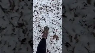 Crunchy winter hiking 🥾 #barnviewfarms #hiking #outdoors #winter #snow #hikinggirl  #crunch #asmr