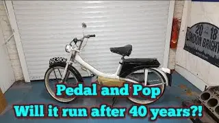 Raleigh Runabout RM8 Pedal and Pop; Been in Hiding for 40+ Years, Will it Run!?!