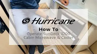Hurricane Deck Boats | How To: SunDeck 3200 Cabin Microwave & Cooler
