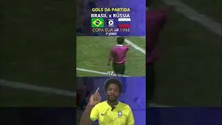 Gols de Brasil x R&uacute;ssia Copa de 1994