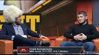 Хабиб Нурмагомедов пришел на передачу UFC FOX , чтобы поговорить обо всём в ММА