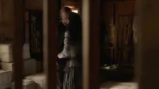 Outlander 6x04 Claire and Jamie kiss #000