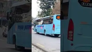 Pokhara Jagadamba Travels VIP A/C🩵 {Pokhara to Kathmandu Daily Day & Night Services} #busnepal