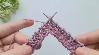 🌼 Der schnellste Strickstich aller Zeiten — perfekt für schnelle Projekte