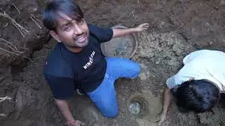 Dig well And Drink water challenge 😱 - कुआं खोदो और पानी पियो चुनौती I Dare 1