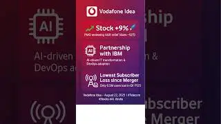 📈 Vodafone Idea Stock Surges! IBM Partnership & AGR Relief Boost &ndash; Big Turning Point for Vi?