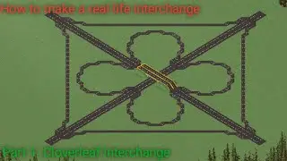 Theotown | How to make a real life interchange | Part 1| Cloverleaf Interchange