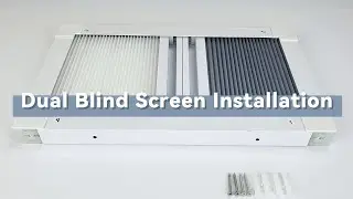 Dual Blind Screen Installation