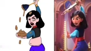 Elsa Frozen - Face Her Biggest Fear - funny Drawing memes -Try not To laugh 😂