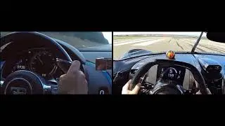 Bugatti Chiron Vs Koenigsegg Jesko 0-300 km/h Acceleration Comparison