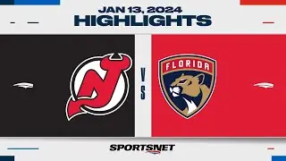 NHL Highlights | Devils vs. Panthers - January 13, 2024