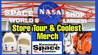 Kennedy Space Center's BIG Space Shop | World's Largest Nasa Space Shop | Unique Space Items