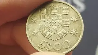 REPUBLICA PORTUGESA 1984 5$00 Coin VALUE - Portugal 1984 5 Escudo coin