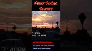 Fiery Sunset Clouds #sunset #fiery #fieryclouds #fierysunset #altocumulus #sunsetclouds #postmalone