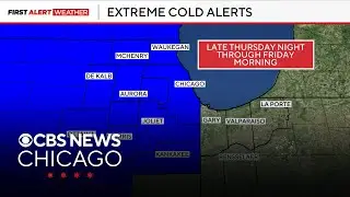 Extreme cold begins Thursday night in Chicago