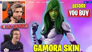 Streamers React to Gamora Skin in Fortnite Item Shop