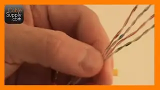 Ключевая цветовая кодировка: стандарты проводки кабелей Ethernet Cat 5e.