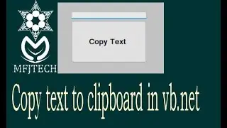 how to copy text to clipboard in vb.net?