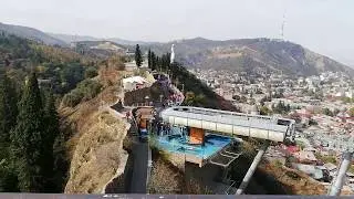 Spectacular view from Narikala Fortress-Georgia Tbilisi