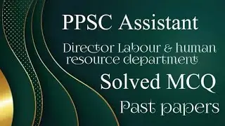 Today PPSC labour Inspector / Officer Paper 25-08-2024  GK Solved Paper|CSS NTS PMS FPSC Preparation