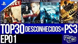 TOP 30 DESCONHECIDOS DE PS3 EP01 | MELHORES JOGOS DE PS3