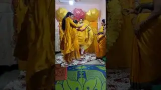 भाई की हल्दी!  haldi dance #ytshorts #viral #haldi #wedding #dance #brothersister