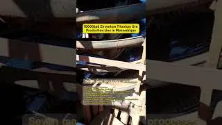 10000tpd zirconium titanium ore production line in Mozambique
