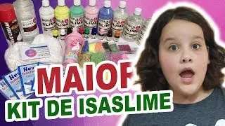 ABRINDO MEU GRANDE KIT DA ISASLIME