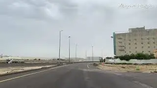 جوله متفرقه في الدمام مع امطار خفيفه