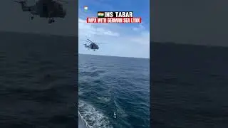 INS Tabar's Joint Exercise with German Sea Lynx!🤯 #shorts