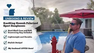 The BEST Budget Friendly Sunglasses (large face friendly)! KastKing Huzzah Polarized Sport
