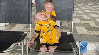 Cubis and Luk's adorable happy moment!
