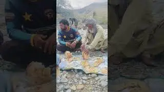 Blochi traditional stone bread#pakistan simple village life