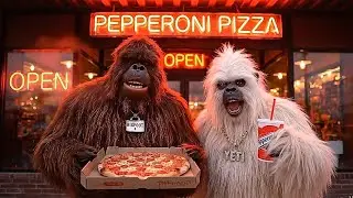 BIGFOOT & YETI Taste the Most Famous PEPPERONI PIZZA in America