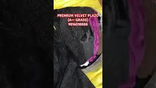 PREMIUM QUALITY VELVET PLAZO (STRAIGHT FIT) FOR ORDER/INFO.  ☎️9816018888 #panipat #export #surplus