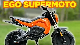 EGO Mini Bike Supermoto Conversion and Tire Install with Detroit Moped Works!