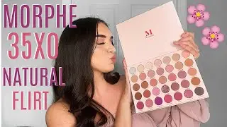 SOFT PINK/MAUVE MAKEUP TUTORIAL || MORPHE 35XO NATURAL FLIRT PALETTE