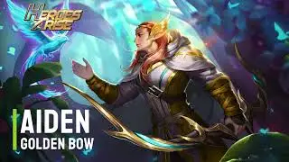 New Skin | Aiden - Golden Bow | Heroes Arise | NetDragon