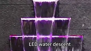 Led waterfall descent fountain light | cascade fountain light | swimming pool and fountain lights