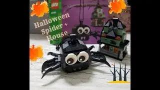 LEGO 40493 Halloween Spider + House