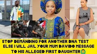 UNBELIEVABLE🙆‍♂️STOP ASKING ME 4 ANOTHER DNA TEST ELSE YOUR MUM WILL BE JA!LED  DAVIDO REPLY TO ANU