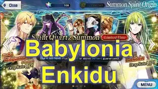 [FGO NA] Babylonia | Enkidu rate up - New Singularity, New Clay!