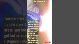 Lux Skin *Level 4 test & review after 2 months* #luxskin #ipl #iplhairremoval #hairremoval #selfcare