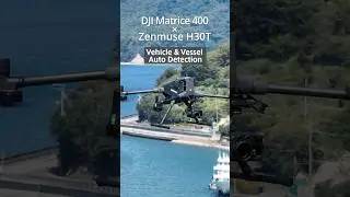 Smarter vehicle and vessel tracking using a drone ⛴️ DJI Matrice 400 and Zenmuse H30T