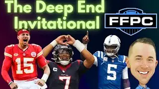 Part 1 FFPC The Deep End Invitational LIVE Best Ball Draft | Superflex Strategy TE Premium