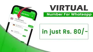 How to get virtual number for whatsapp 2024 | virtual number free for whatsapp